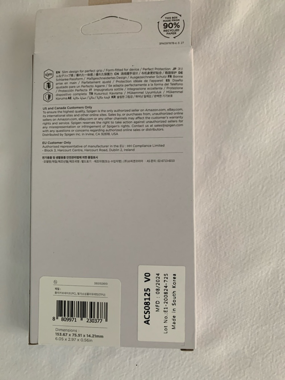 Spigen Clear Back Black Bumper iPhone Case for 16Pro - Picture 3 of 3